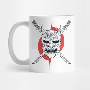 Japanese Oni mask Mug